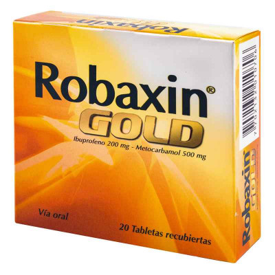ROBAXIN GOLD X 20 TABLETAS RECUBIERTAS