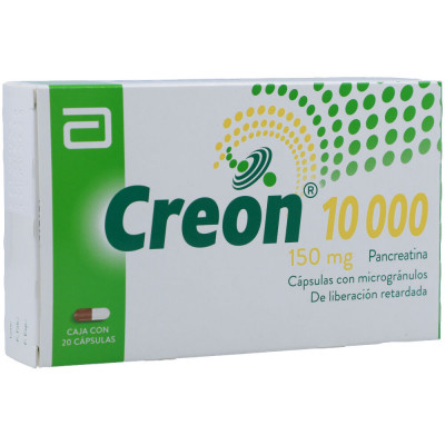 CREON 10000 U.I. X 20 CAPSULAS