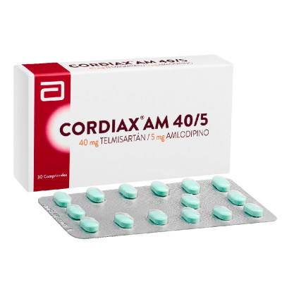 CORDIAX AM 40/5 MGS X 30 TABLETAS