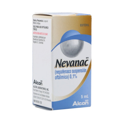 NEVANAC 0.1% GOTAS OFTALMICAS X 5 ML