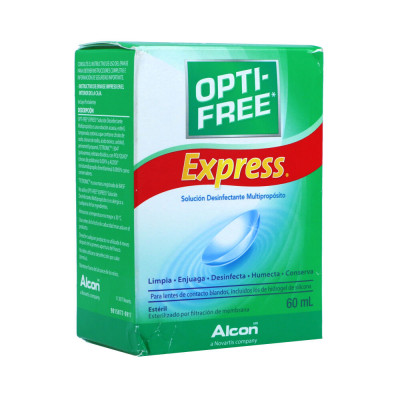 OPTI FREE EXPRESS SOLUCION X 60 ML