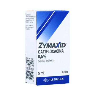 ZYMAXID 0.5% GOTAS OFTALMICAS X 5 ML