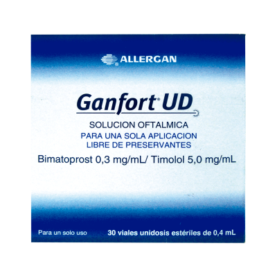 GANFORT UD X 30 VIALES DE 0.4 ML C/U