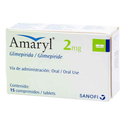 AMARYL 2 MGS X 15 COMPRIMIDOS