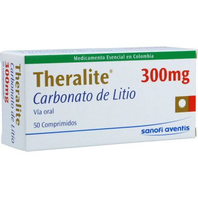 THERALITE 300 MGS X 50 COMPRIMIDOS