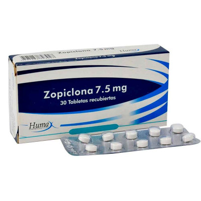 ZOPICLONA 7.5 MGS X 30 TABLETAS - HUMAX