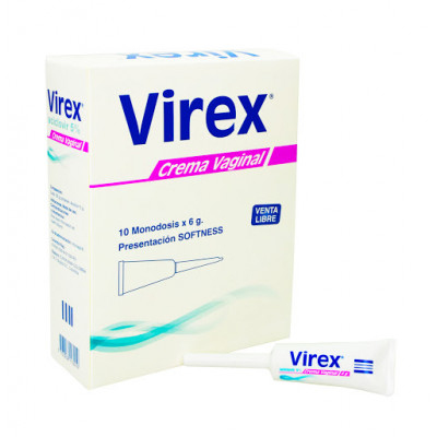 VIREX CREMA VAGINAL X 10 TUBOS