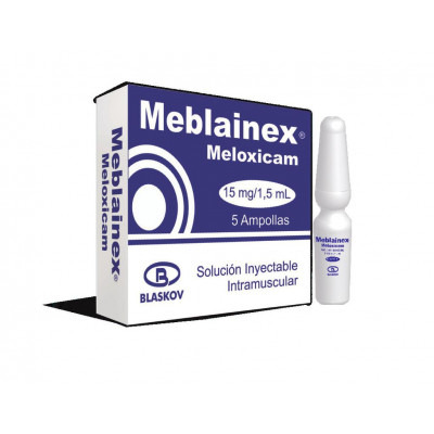 MELOXICAM (MEBLAINEX) 15 MGS X 5 AMPOLLAS - BLASKOV **
