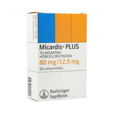 MICARDIS PLUS 80/12.5 MGS X 28 COMPRIMIDOS