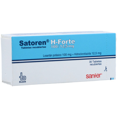 SATOREN H FORTE 100/12.5 MGS X 30 TABLETAS