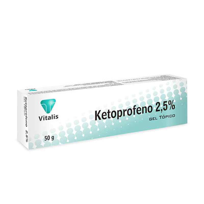KETOPROFENO 2.5% GEL TOPICO X 50 GRS **