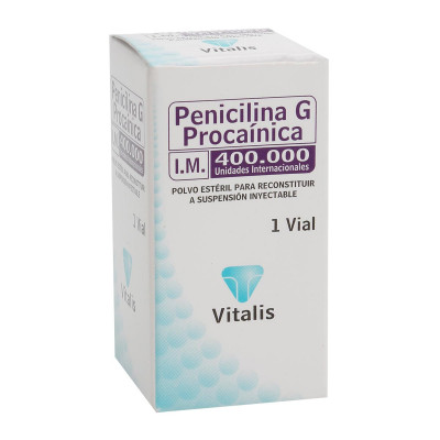 PENICILINA G PROCAINICA 400.000 UI AMPOLLA I.M. X 1 VIAL - VITALIS