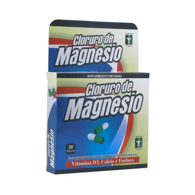 CLORURO DE MAGNESIO X 30 CAPSULAS - LEDMAR