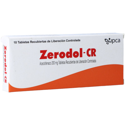 ZERODOL CR 200 MGS X 10 TABLETAS