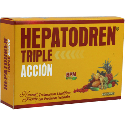 HEPATODREN TRIPLE ACCION X 60 CAPSULAS
