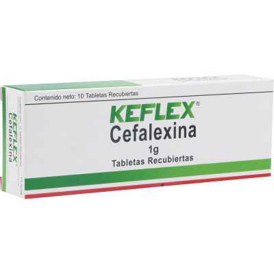 KEFLEX (CEFALEXINA) 1 GRS X 10 CAPSULAS