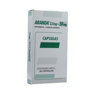 ARANDA 2.5/50 MGS X 30 CAPSULAS