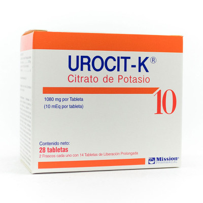 UROCIT-K 10 MGS X 28 TABLETAS