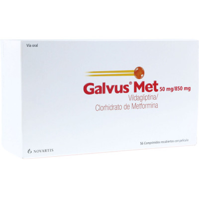 GALVUS MET 50/850 MGS X 56 COMPRIMIDOS RECUBIERTOS