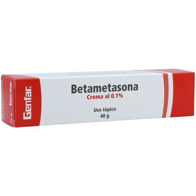 BETAMETASONA 0.1% CREMA TOPICA X 40 GRS - GF