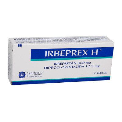 IRBEPREX H 300/12.5 MGS X 30 TABLETAS **