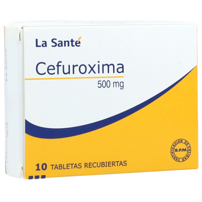 CEFUROXIMA 500MGS X 10 TABLETAS - LASANTE
