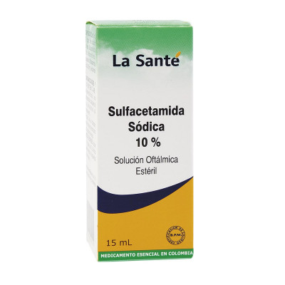 SULFACETAMIDA SODICA 10% SOLUCION OFTALMICA X 15 ML - LASANTE