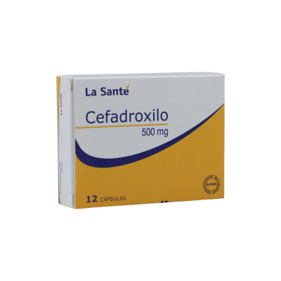 CEFADROXILO 500 MGS X 12 CAPSULAS - LASANTE