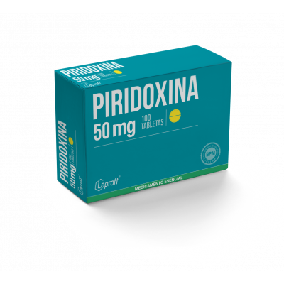 PIRIDOXINA 50 MGS X 100 TABLETAS - LAPROFF