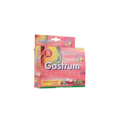 GASTRUM FAST MASTICABLE TUTTIFRUTI X 48 TABLETAS