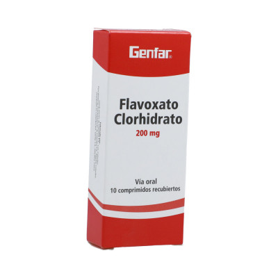 FLAVOXATO 200 MGS X 10 TABLETAS - GF **
