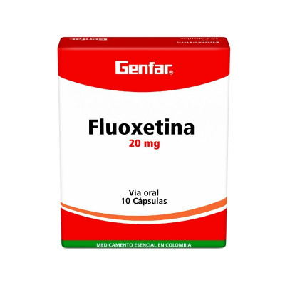 FLUOXETINA 20 MGS X 10 CAPSULAS - GF