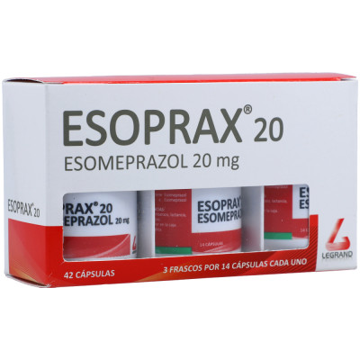 ESOPRAX 20 MGS X 42 CAPSULAS (3FCOS X 14 CAPS C/U)