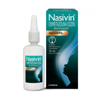 NASIVIN 0.025% INFANTIL ATOMIZADOR NASAL X 15 ML