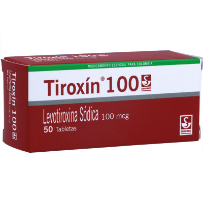 TIROXIN 100 MGS X 50 TABLETAS