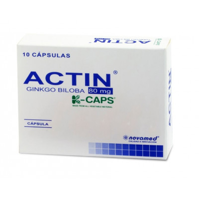 ACTIN 80 MGS X 10 CAPSULAS **