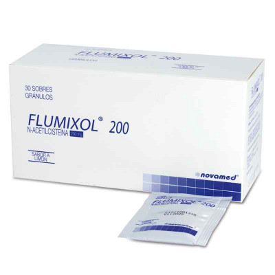 FLUMIXOL 200 MGS X 30 SOBRES ** (SABOR LIMON)