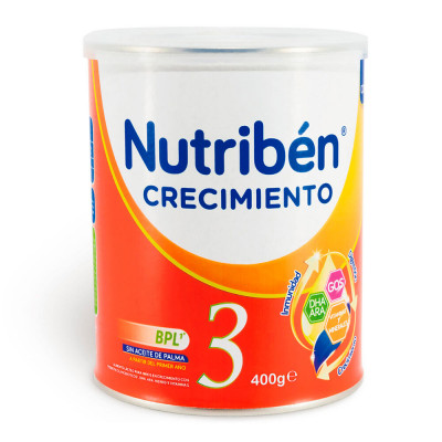 NUTRIBEN 3 CRECIMIENTO X 400 GRS - SIN ACEITE DE PALMA