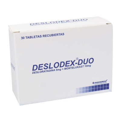 DESLODEX-DUO 5/10 MGS X 30 TABLETAS RECUBIERTAS