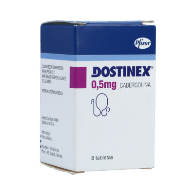DOSTINEX 0.5 MGS X 8 TABLETAS