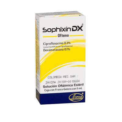 SOPHIXIN DX OFTENO SOLUCION OFTALMICA X 5 ML