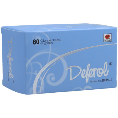 DEFEROL D3 2000 UI X 60 CAPSULAS BLANDAS DE GELATINA