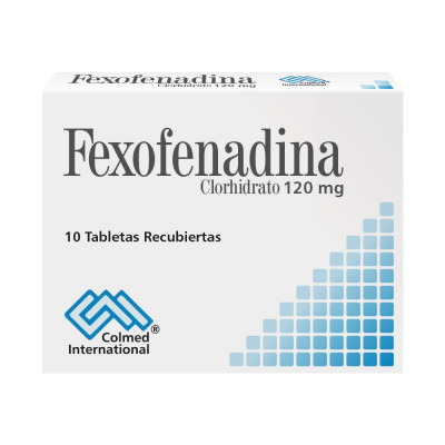 FEXOFENADINA 120 MGS X 10 TABLETAS RECUBIERTAS - COLMED