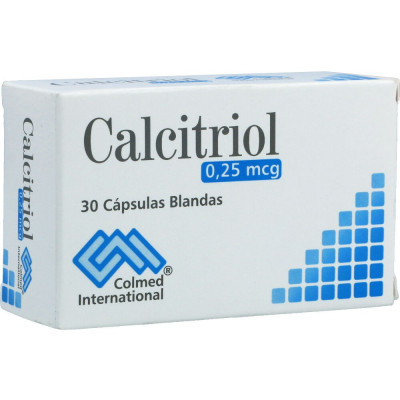 CALCITRIOL 0.25 MGS X 30 CAPSULAS - COLMED