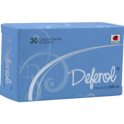 DEFEROL D3 2000 UI X 30 CAPSULAS BLANDAS DE GELATINA