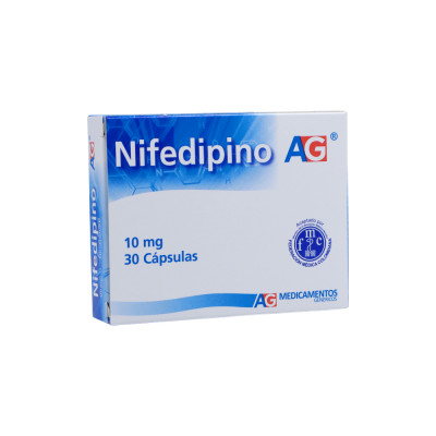 NIFEDIPINO 10 MGS X 30 CAPSULAS - AG