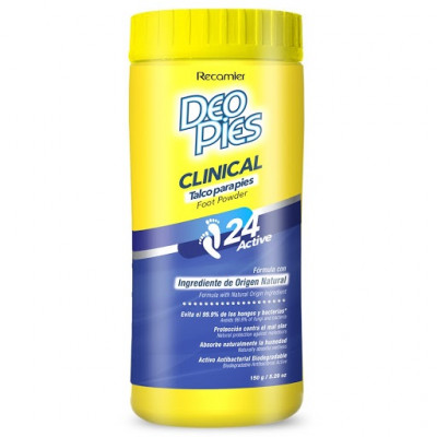 DEO PIES CLINICAL TALCO POLVO X 150 GRS