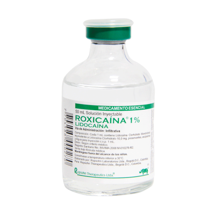 ROXICAINA 1% LIQUIDA SIMPLE X 50 ML - SIN EPINEFRINA