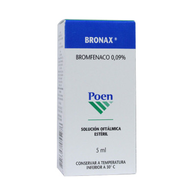 BRONAX 0.09 % GOTAS OFTALMICAS X 5 ML