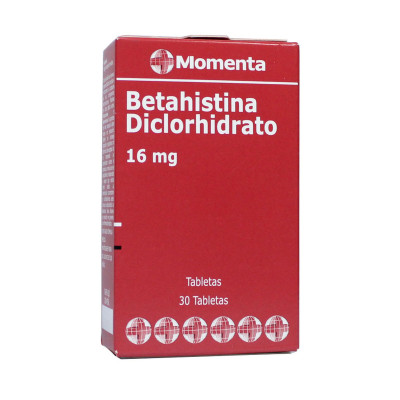 BETAHISTINA 16 MGS X 30 TABLETAS - MOMENTA